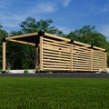 Bracket Kit for Building a Modern Timber Pergola
