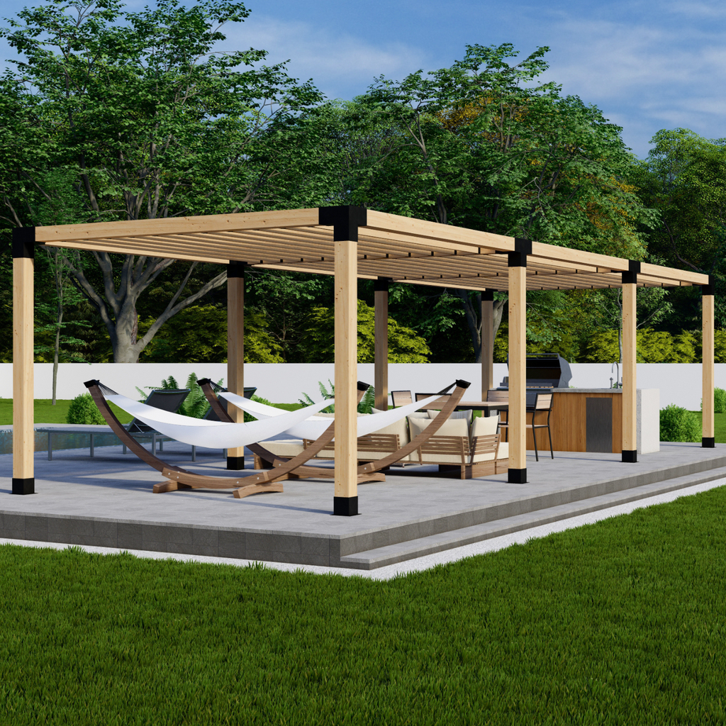 Bracket Kit for a Large Pergola With Roof
