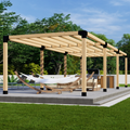 DIY Kit for Building a Pergola on Concrete or Pavers