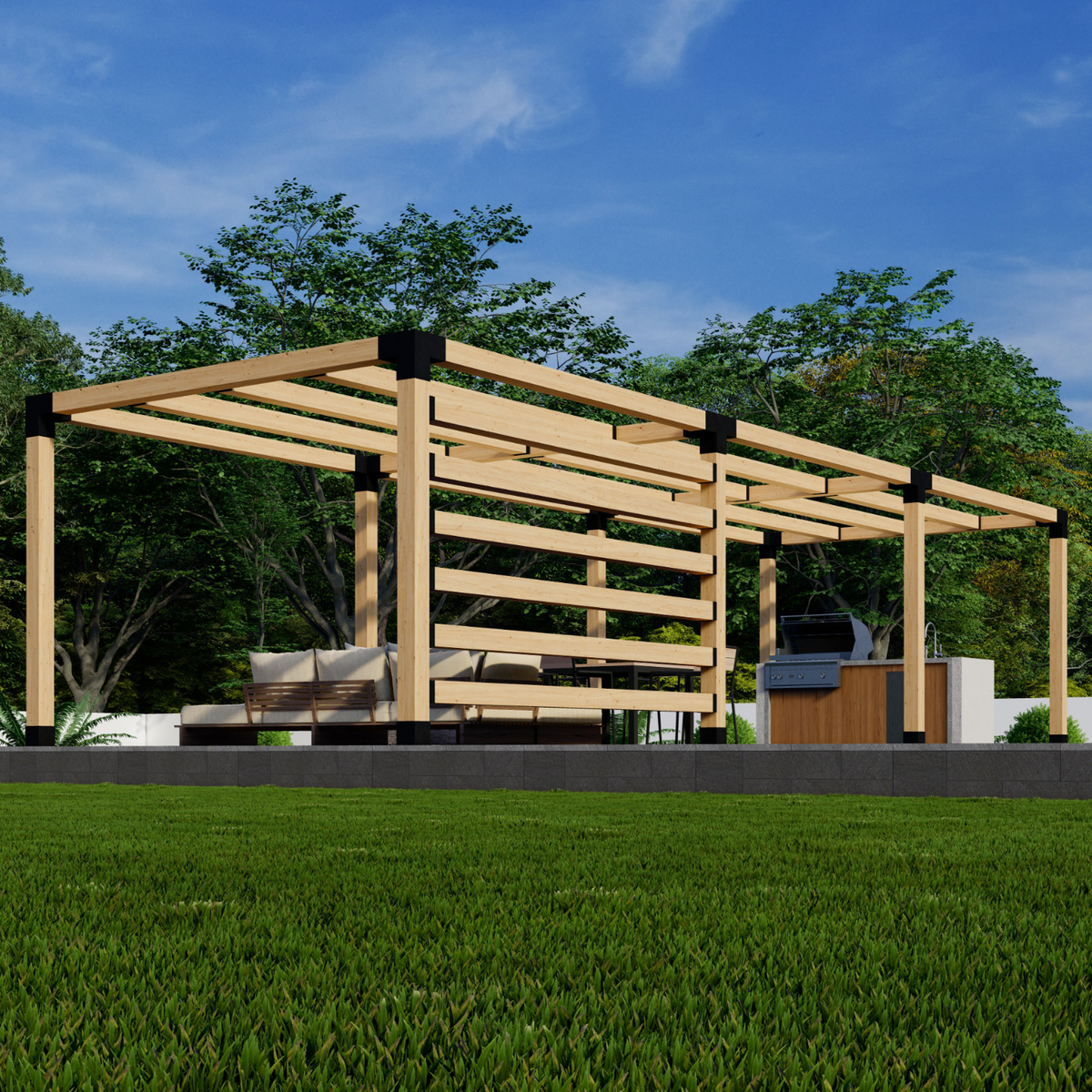 DIY Pergola Metal Brackets Kit