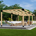 DIY Bracket Kit for Building a Narrow Pergola