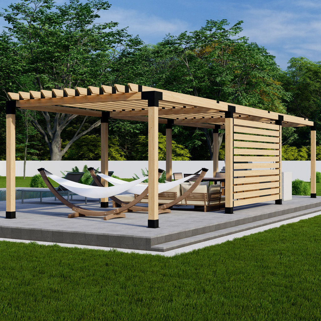 Hardware Kit for Building a Pergola in Yard