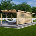 Complete Set of Our Best Pergola Brackets - For Pergola Up to 36' x 12'