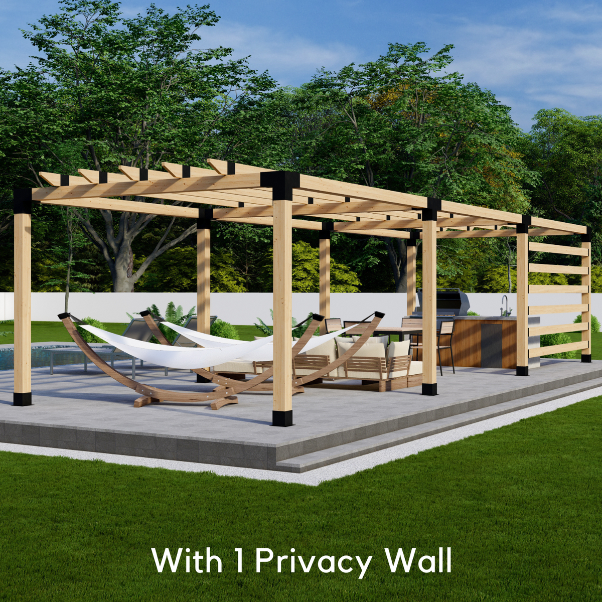 Simple Patio Pergola Kit
