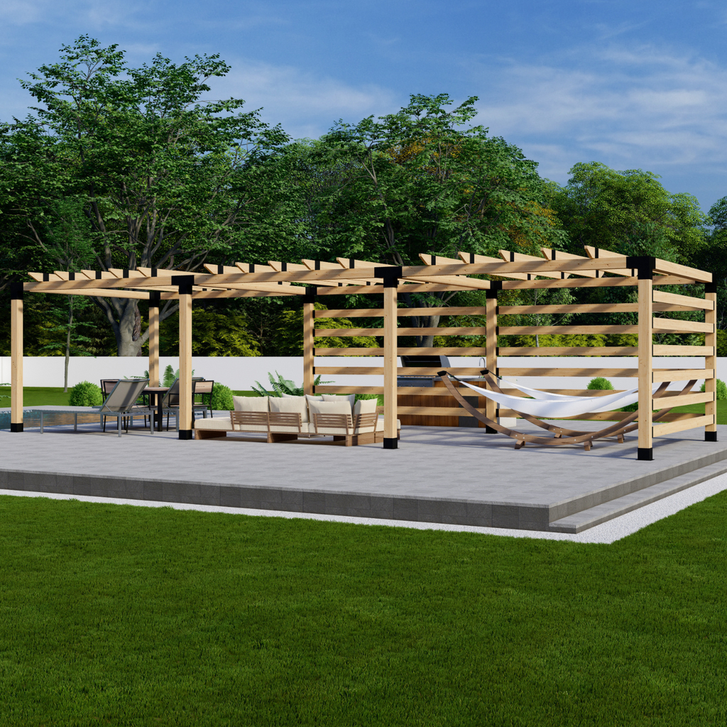 Steel Bracket Kit for DIY Outdoor Pergola