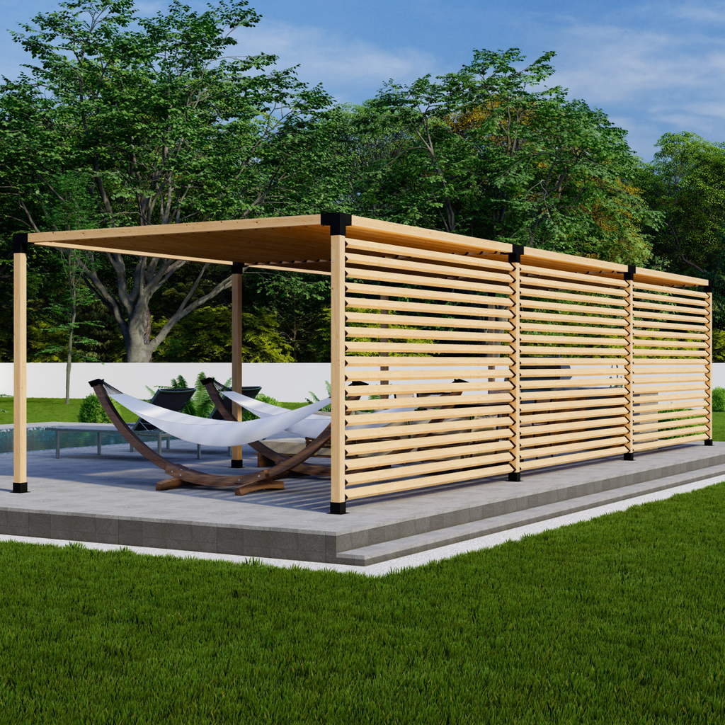 Hardware Kit for Building a Wood Patio Pergola