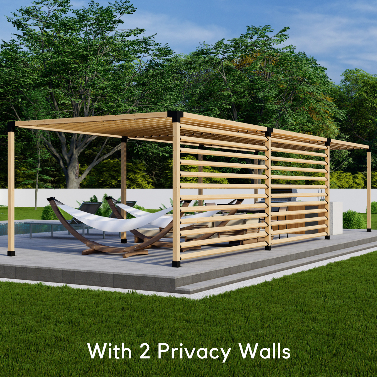 Modern Backyard Pergola Kit