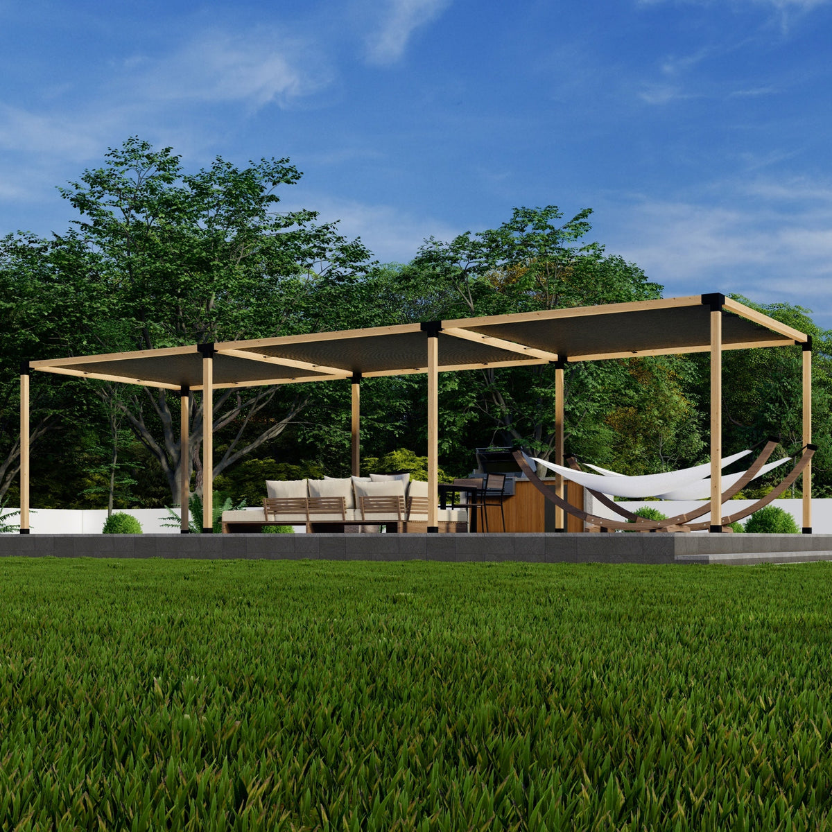 DIY Covered Pergola Kit
