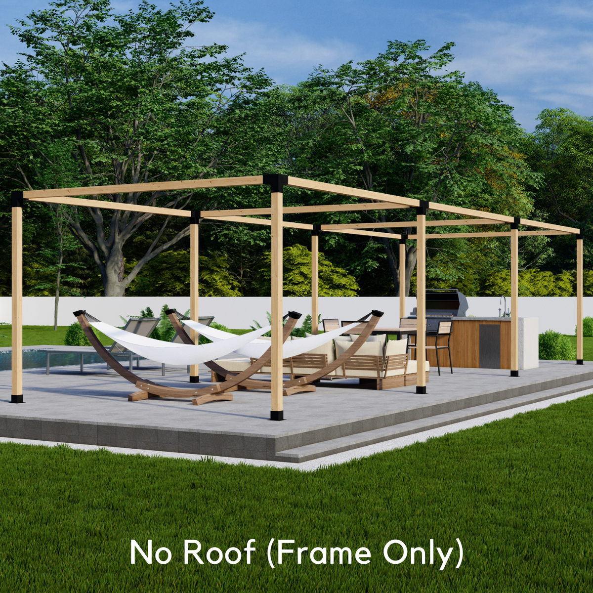 Bracket Kit for Pergola Frame Only