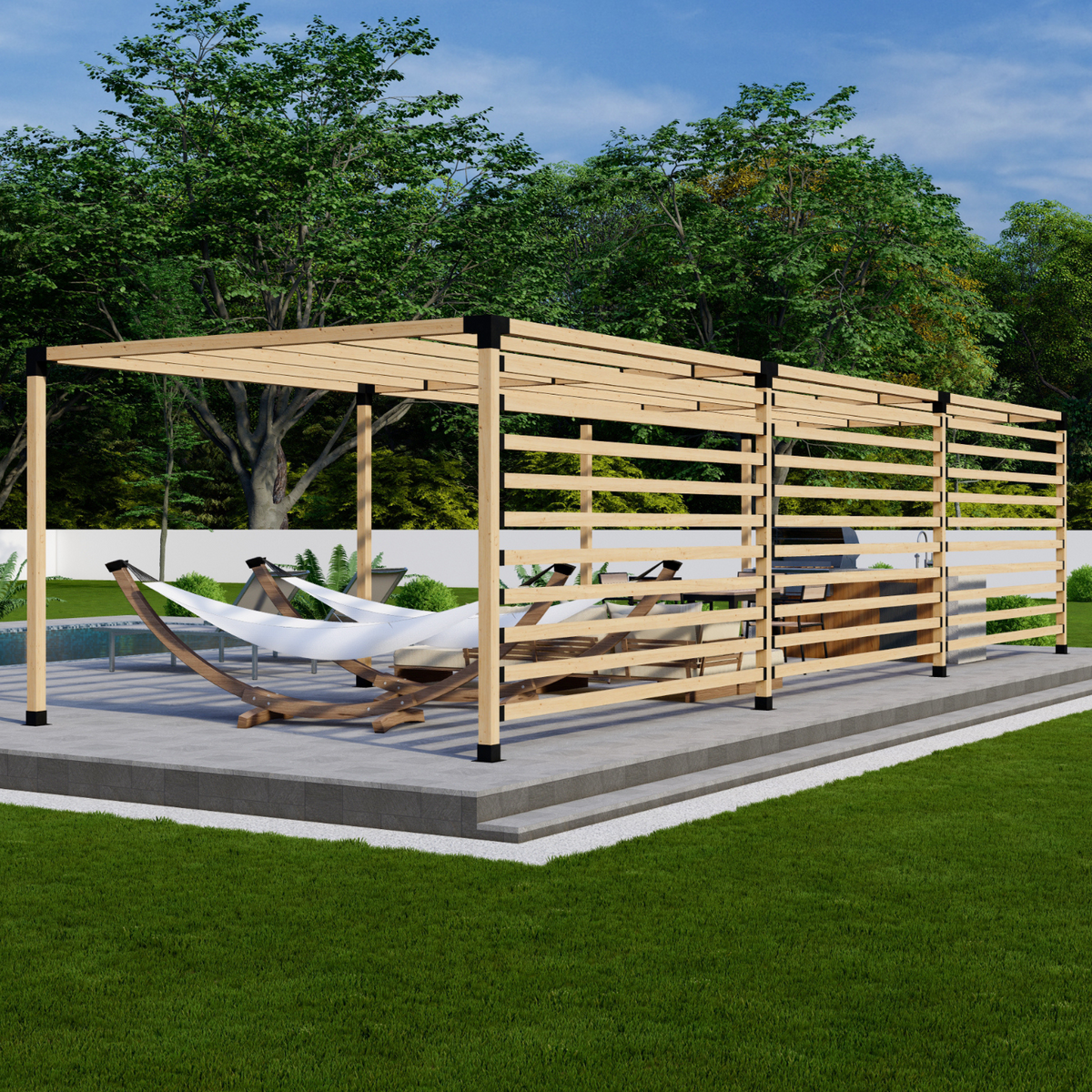 Kit for a Long Pergola
