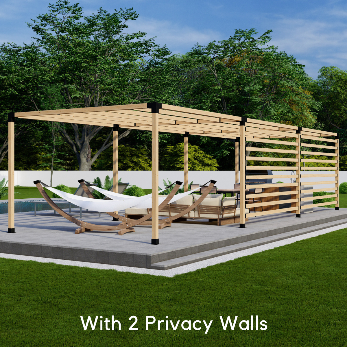 Kit for Building a Free-Standing Pergola
