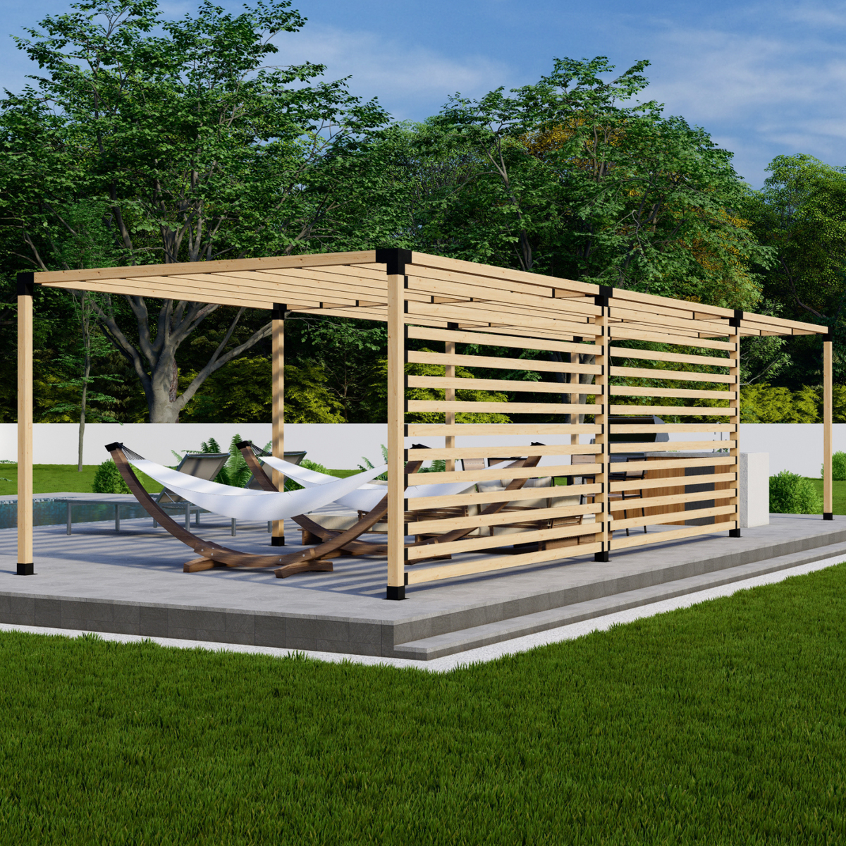 Metal / Wood Pergola Brackets Kit