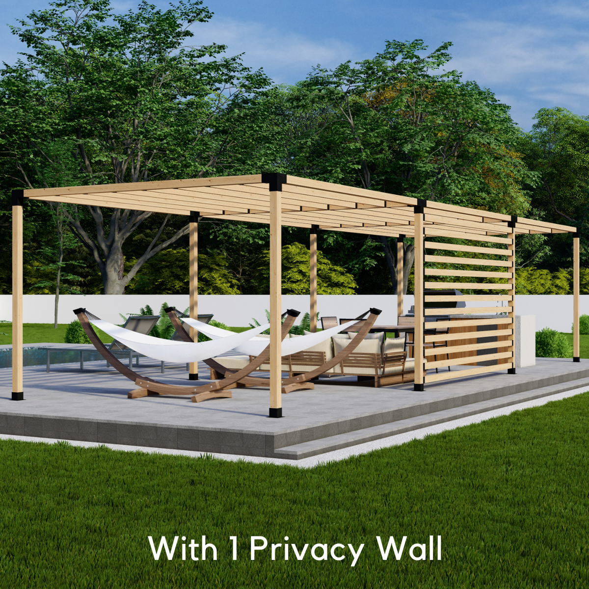DIY Bracket Kit for a Wood and Steel Pergola