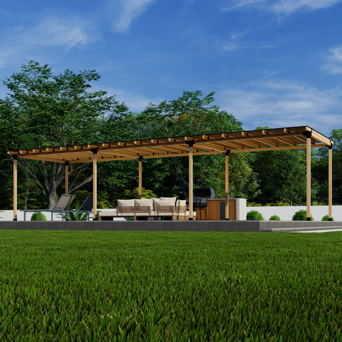 Patio Transparent Roof Kit (or White or Bronze)