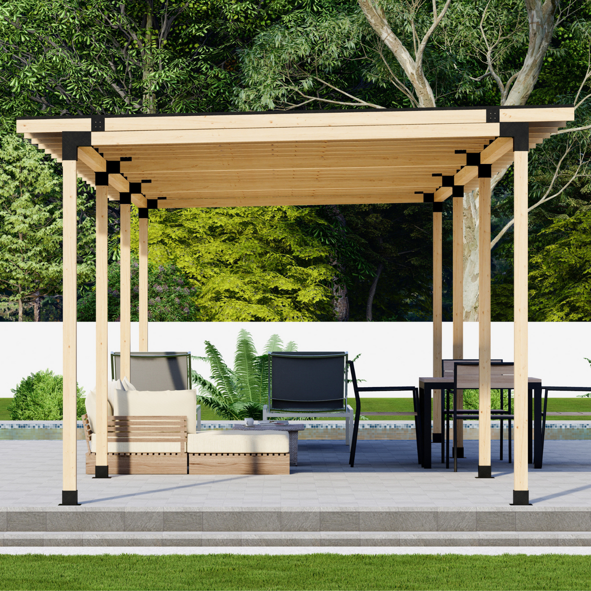 Patio Transparent Roof Kit (or White or Bronze)