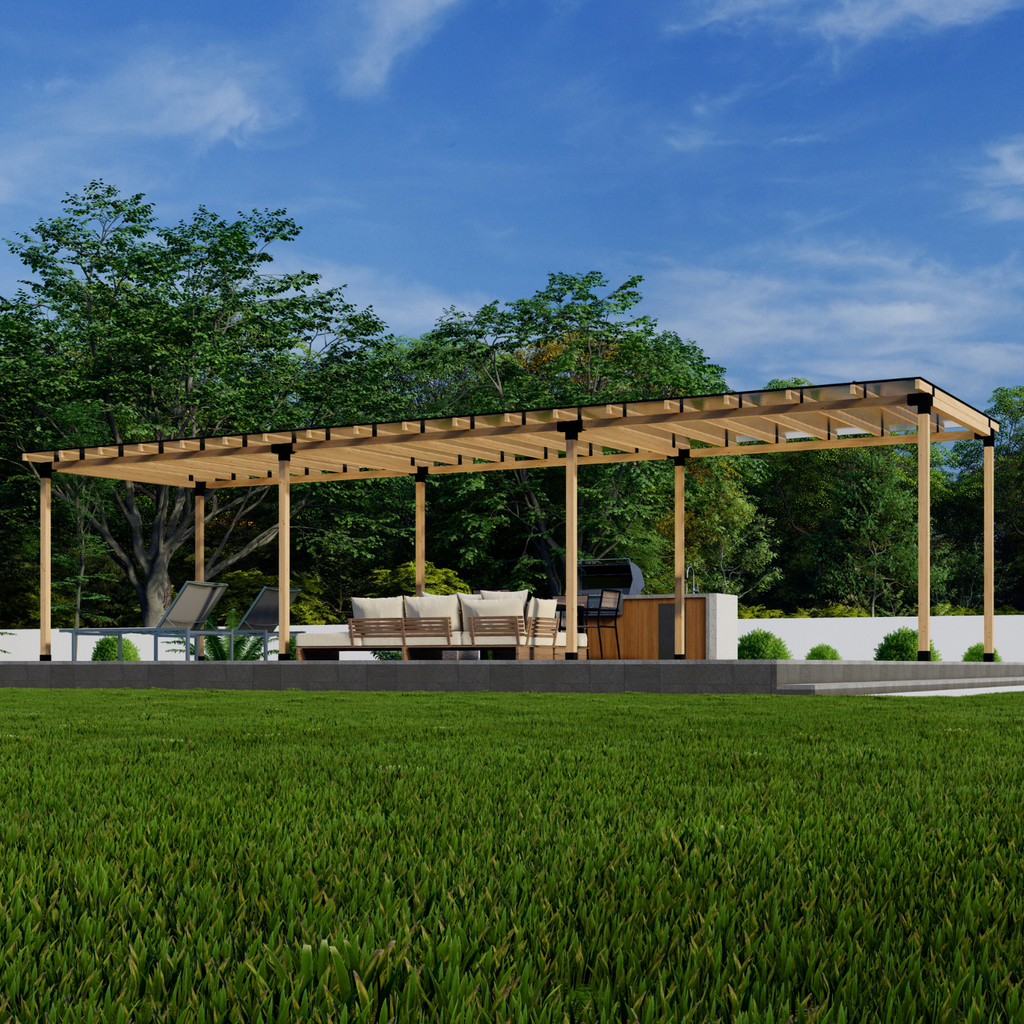 Patio Transparent Roof Kit (or White or Bronze)