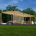 Bracket Kit for a Free-Standing Pergola on Deck