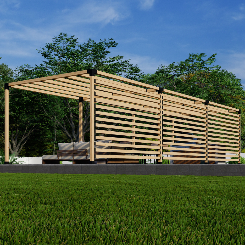Customizable Pergola Kit For Any Size Pergola
