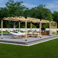 DIY Kit for a Backyard Pergola With Roof