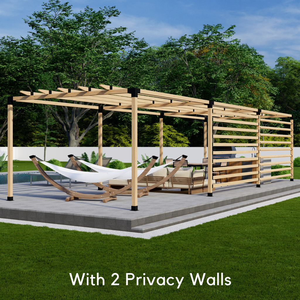 DIY Kit for a Backyard Pergola With Roof