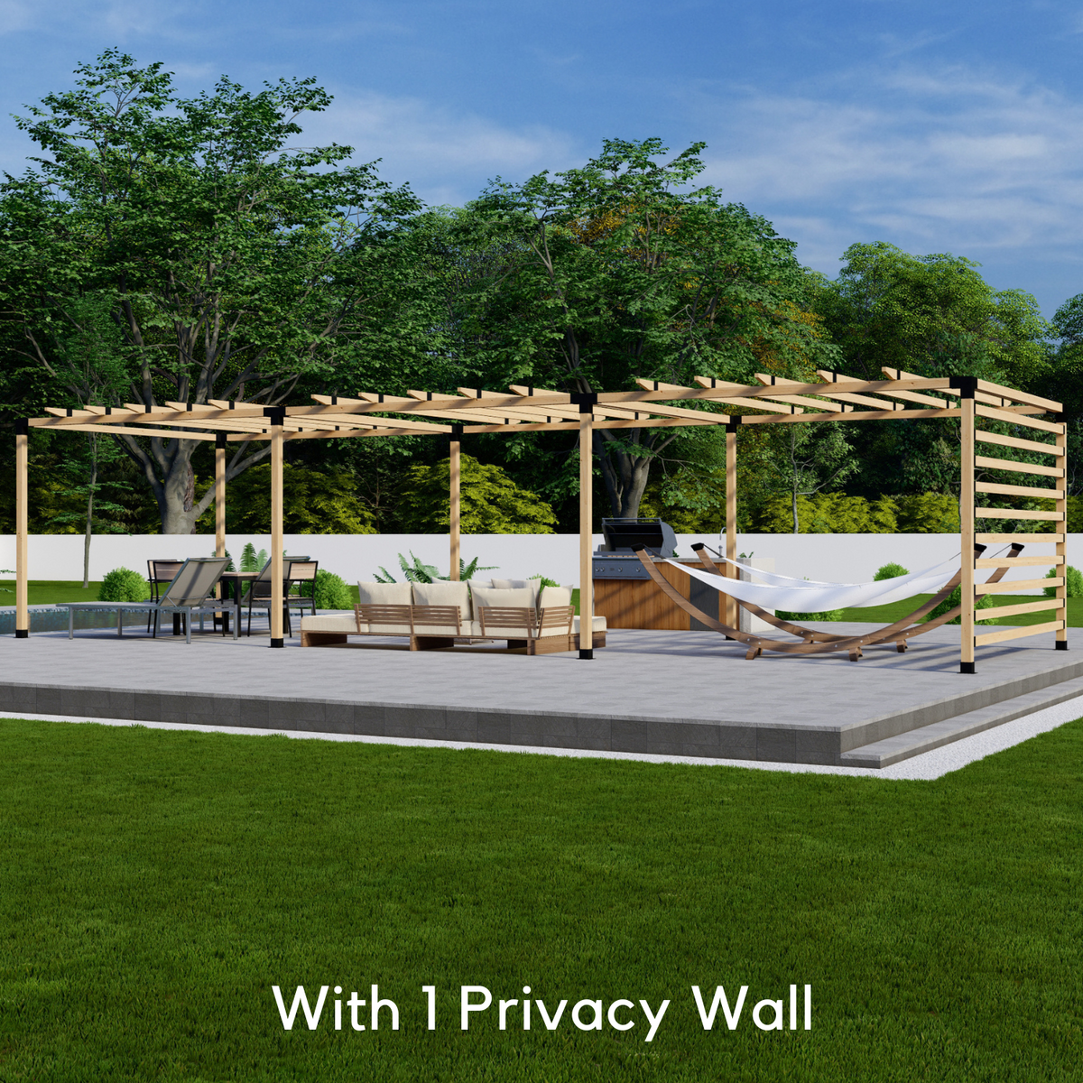 Over Patio / Hot Tub / Jacuzzi Pergola Kit