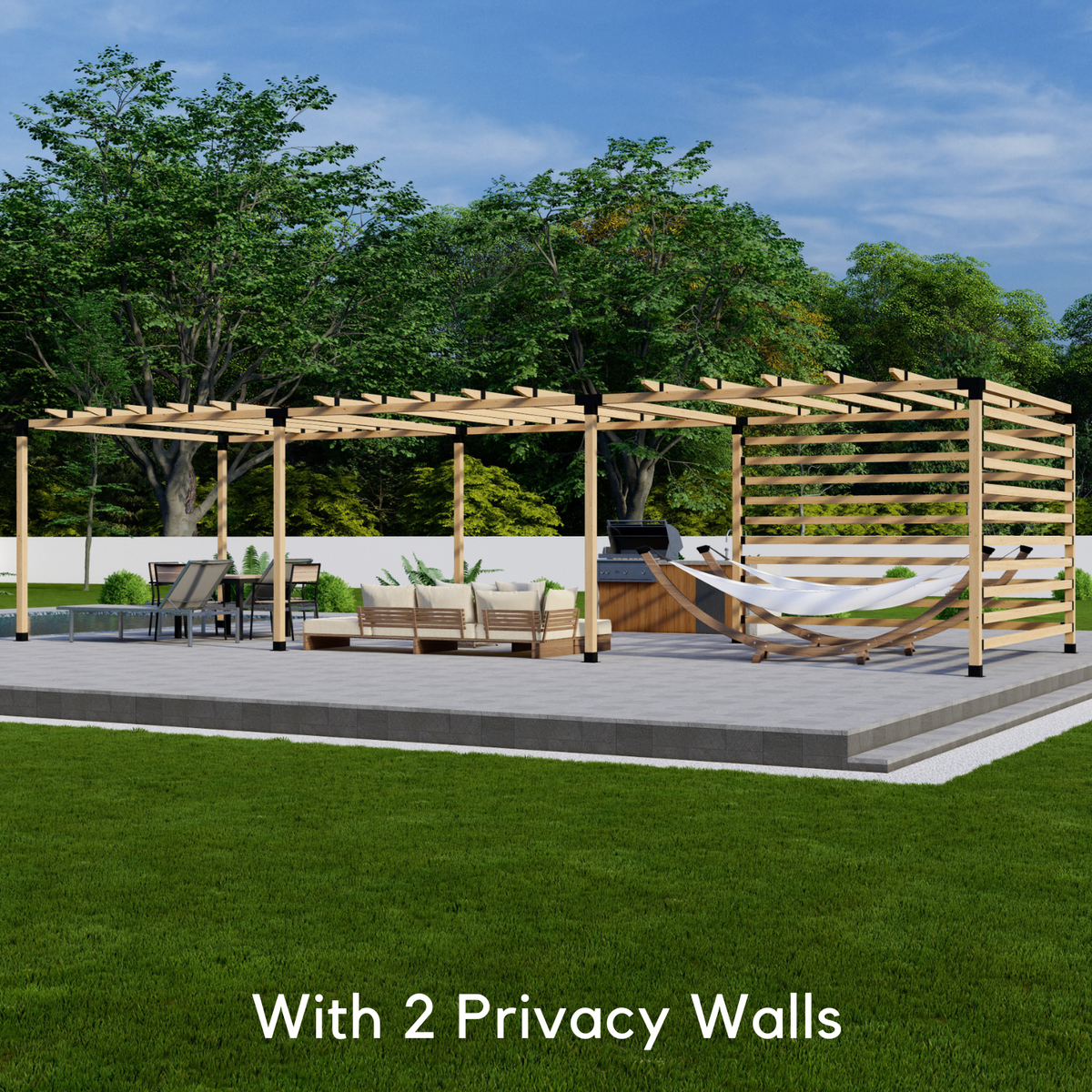 Over Patio / Hot Tub / Jacuzzi Pergola Kit