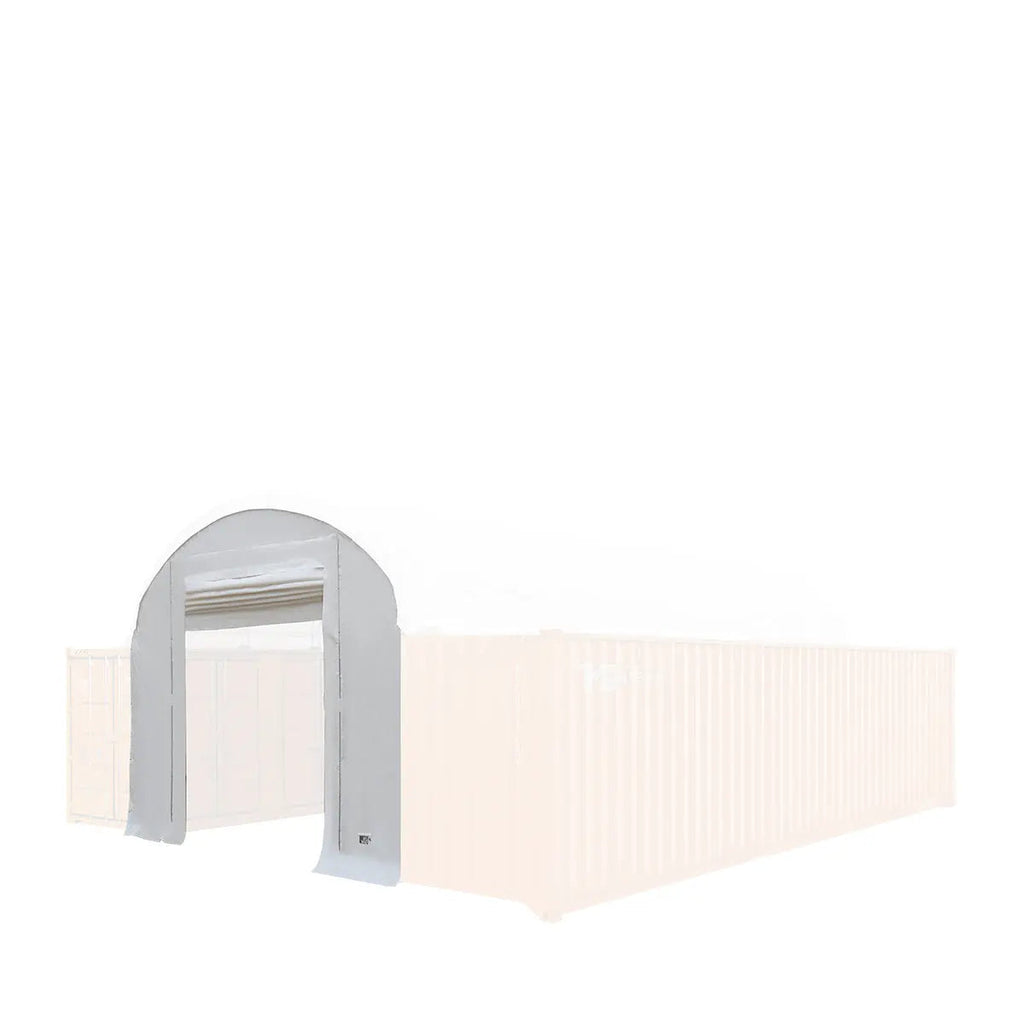 Front End Wall Kit, Compatible with TMG-DT2041CV container shelters installed with the standard height containers (8'6"), TMG-DT20FW8V