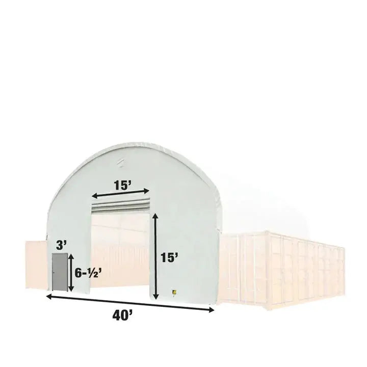 Front End Wall Kit (for 9'6" High Cube Containers) for TMG-DT4041C Container Shelters, TMG-DT40FW9V