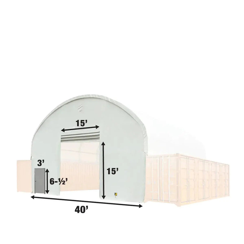 Front End Wall Kit (for 8'6" Standard Containers) for TMG-DT4041C and DT4041CF Container Shelters, TMG-DT40FW8V