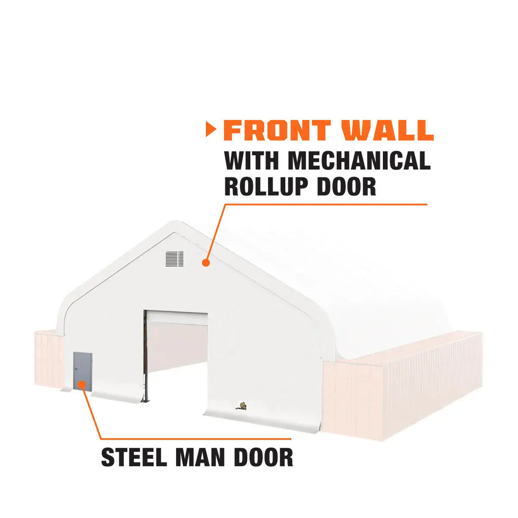 Front End Wall Kit (for 8'6" Standard Containers) for TMG-DT50 Series Container Shelters, TMG-DT50FW8V