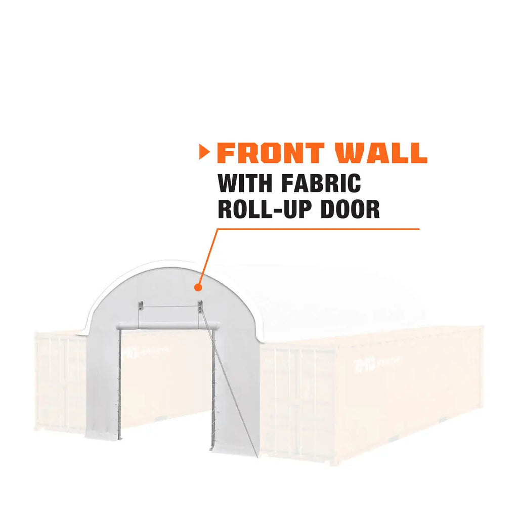 Front End Wall Kit, Compatible with TMG-ST2041CV and TMG-ST2021CE installed with high cube container (9'6"), TMG-ST20FW9V