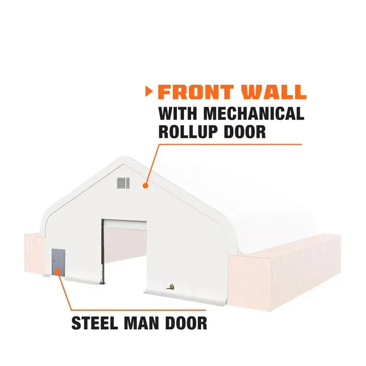 Front End Wall Kit (for 9'6" High Cube Containers) for TMG-DT50 Series Container Shelters, TMG-DT50FW9V