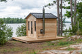 Dundalk LeisureCraft Georgian – Sauna cabine avec terrasse