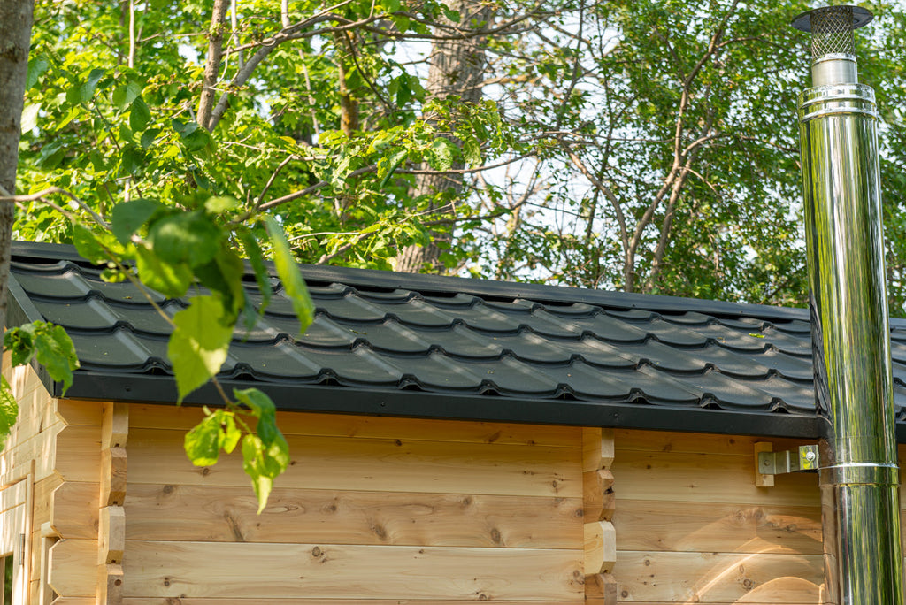 Dundalk LeisureCraft CT – Sauna cabine Georgian avec vestiaire