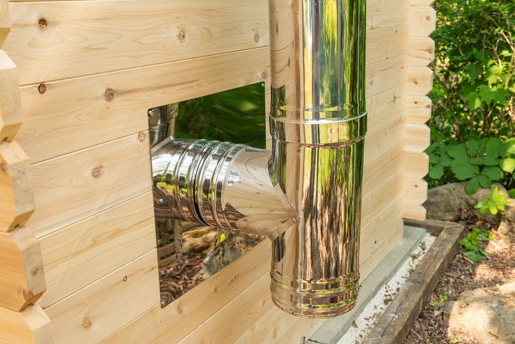 Dundalk LeisureCraft CT – Sauna cabine Georgian avec vestiaire