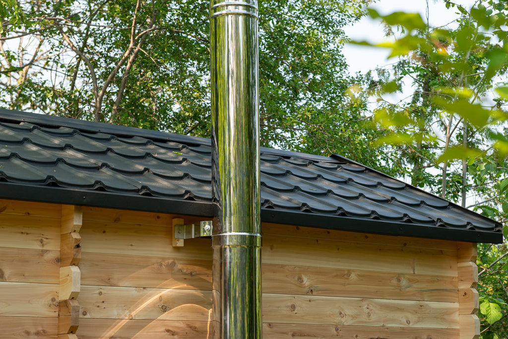 Dundalk LeisureCraft CT – Sauna cabine Georgian avec vestiaire