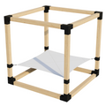 2-Person Pergola Hammock Kit - No Roof (for 6x6 Wood Posts)