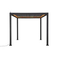 NOVA TITAN PLUS 3m x 3m Square Pergola – Grey (2026 Model)