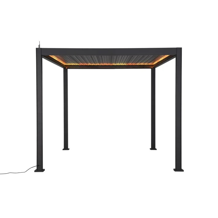 NOVA TITAN PLUS 3m x 3m Square Pergola – Grey (2026 Model)