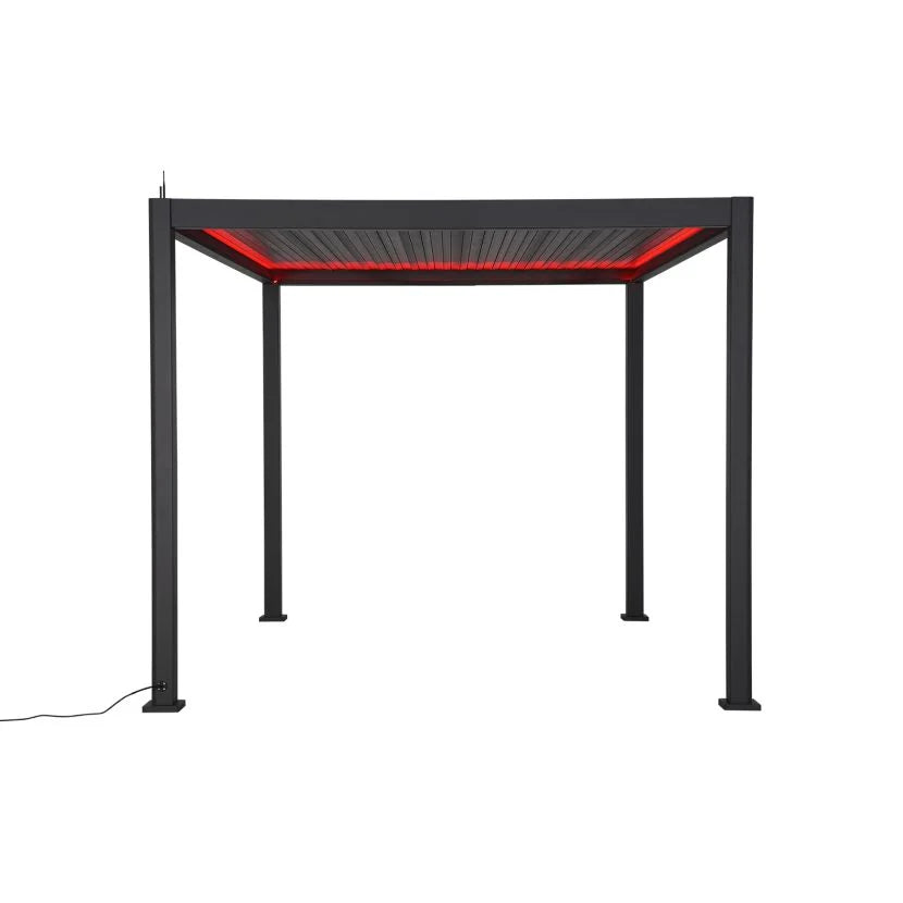 NOVA TITAN PLUS 3m x 3m Square Pergola – Grey (2026 Model)