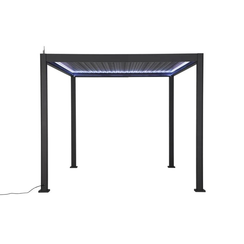 NOVA TITAN PLUS 3m x 3m Square Pergola – Grey (2026 Model)