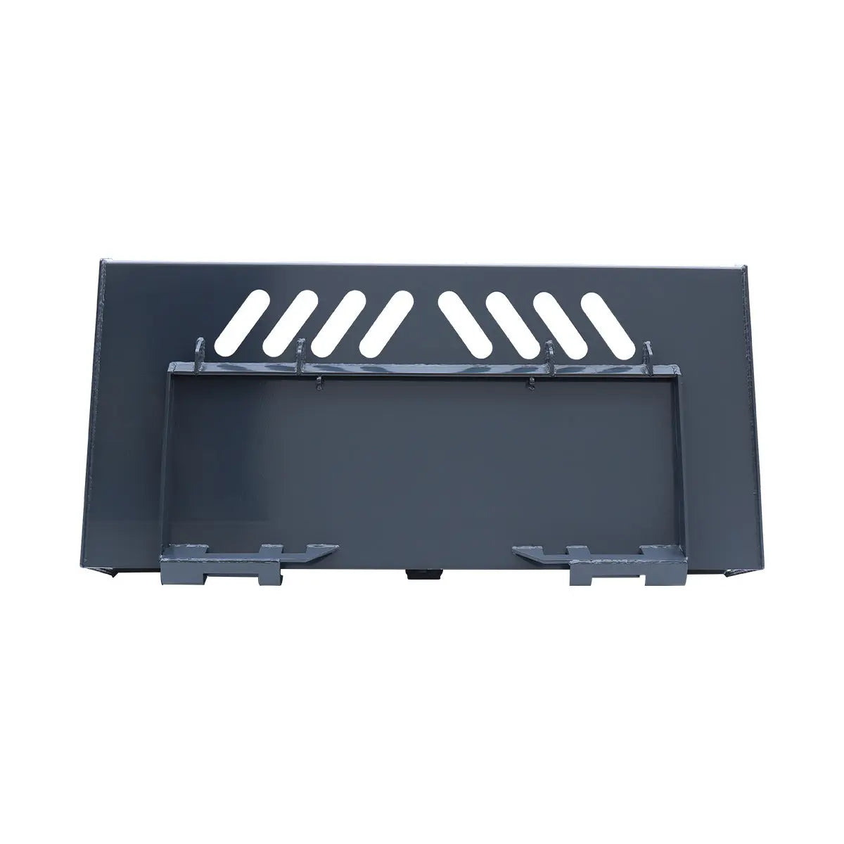 Heavy-Duty 60" Skid Steer Snow/Mulch Bucket, Bolt-On Cut Edge, 1500-lb Weight Capacity, Universal Quick Mount, TMG-SN60