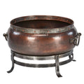 Jatex 34" Blackstone Rustic Copper Fire Pit Cauldron