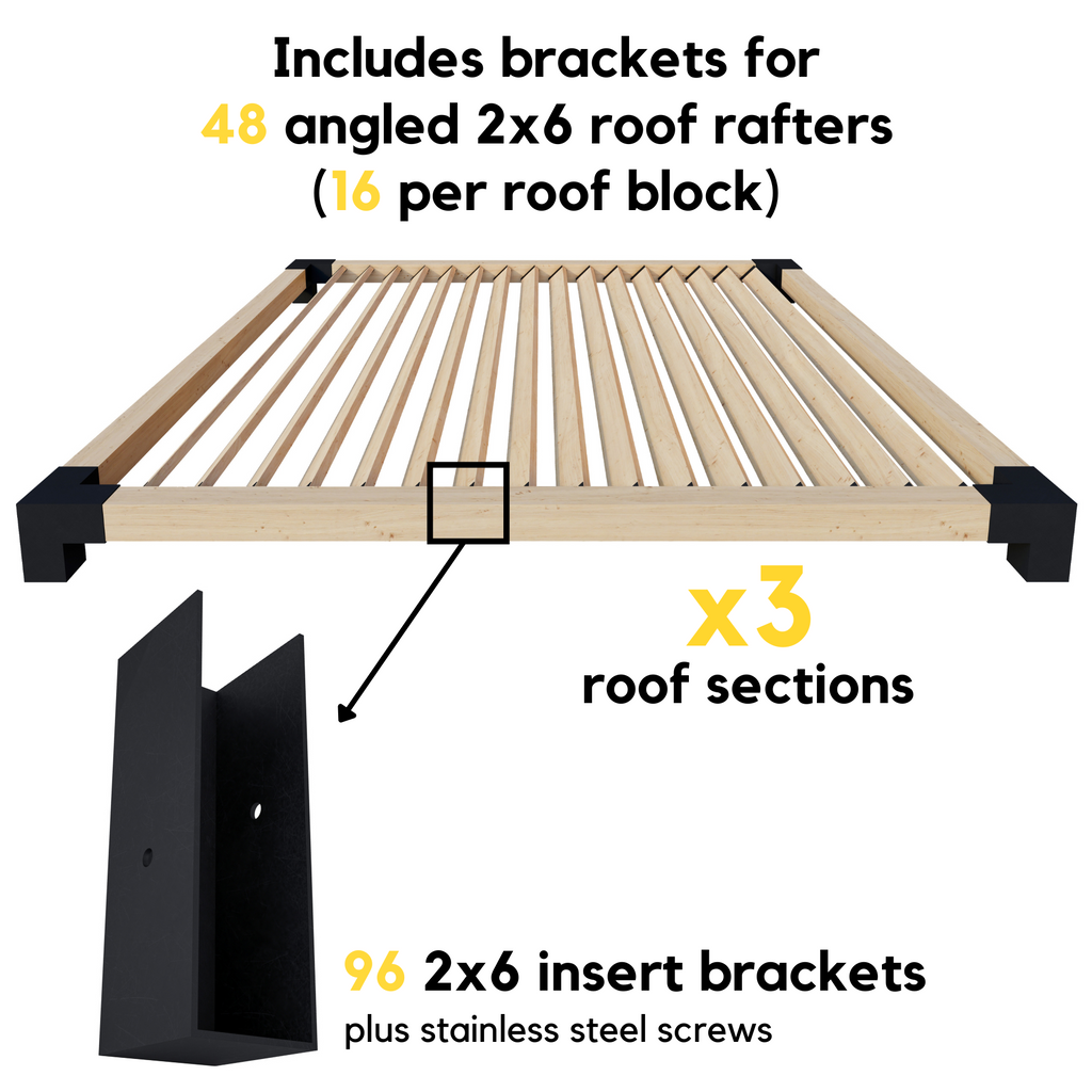 Wall-Mounted Pergola Kit