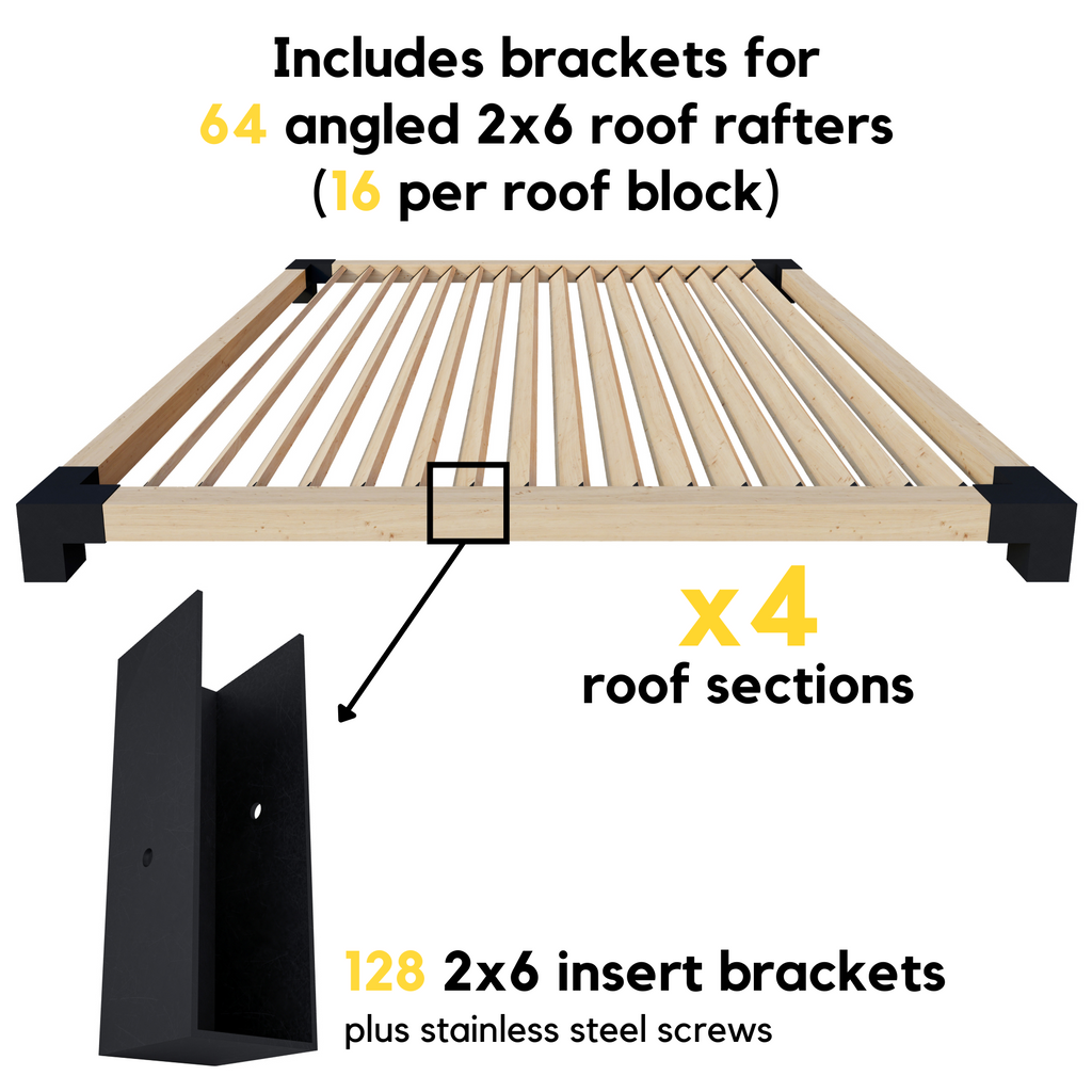 Brackets DIY Kit to Build Your Own Pergola