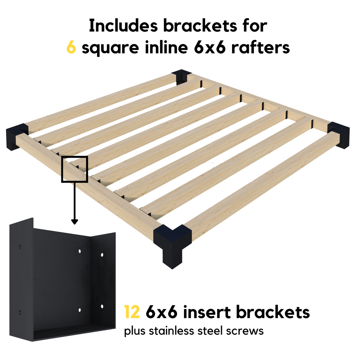 Kit for a Small Contemporary Pergola