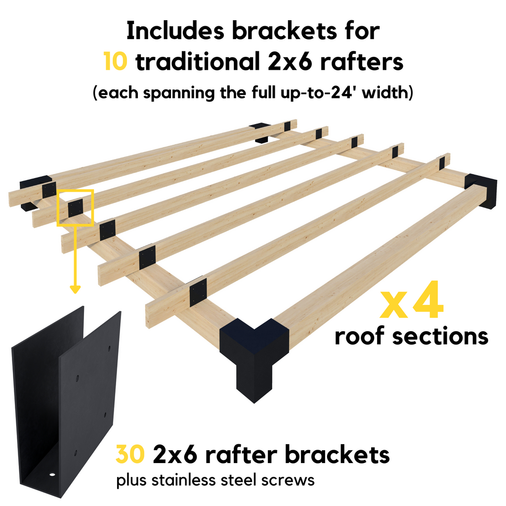 Zen's Best Pergola Kit for Hanging Lights