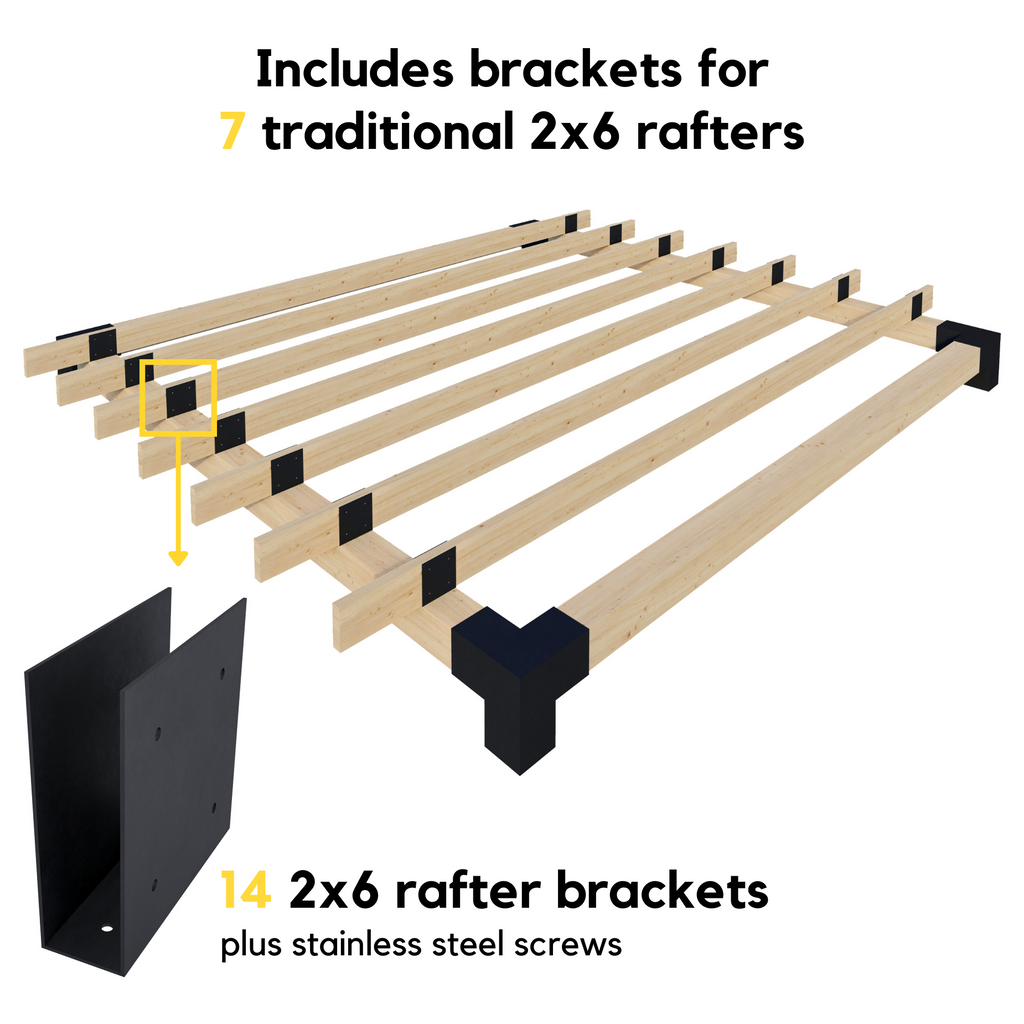 Kit for a Pergola Coming Off House