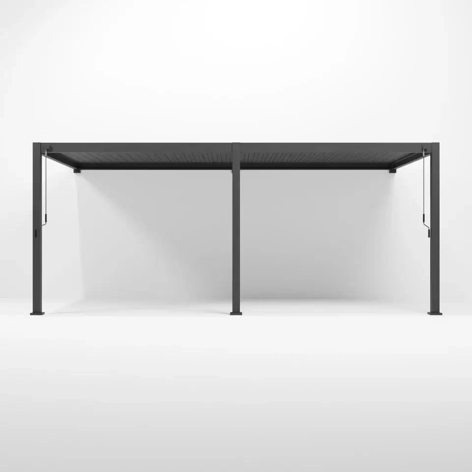 NOVA TITAN 6m x 3m Wall-Mounted Pergola – Grey (2026 Model)