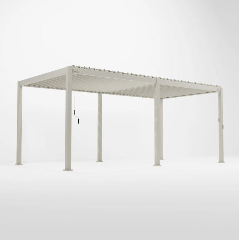 NOVA TITAN 6m x 3m Rectangular Pergola – Pebble (2026 Model)